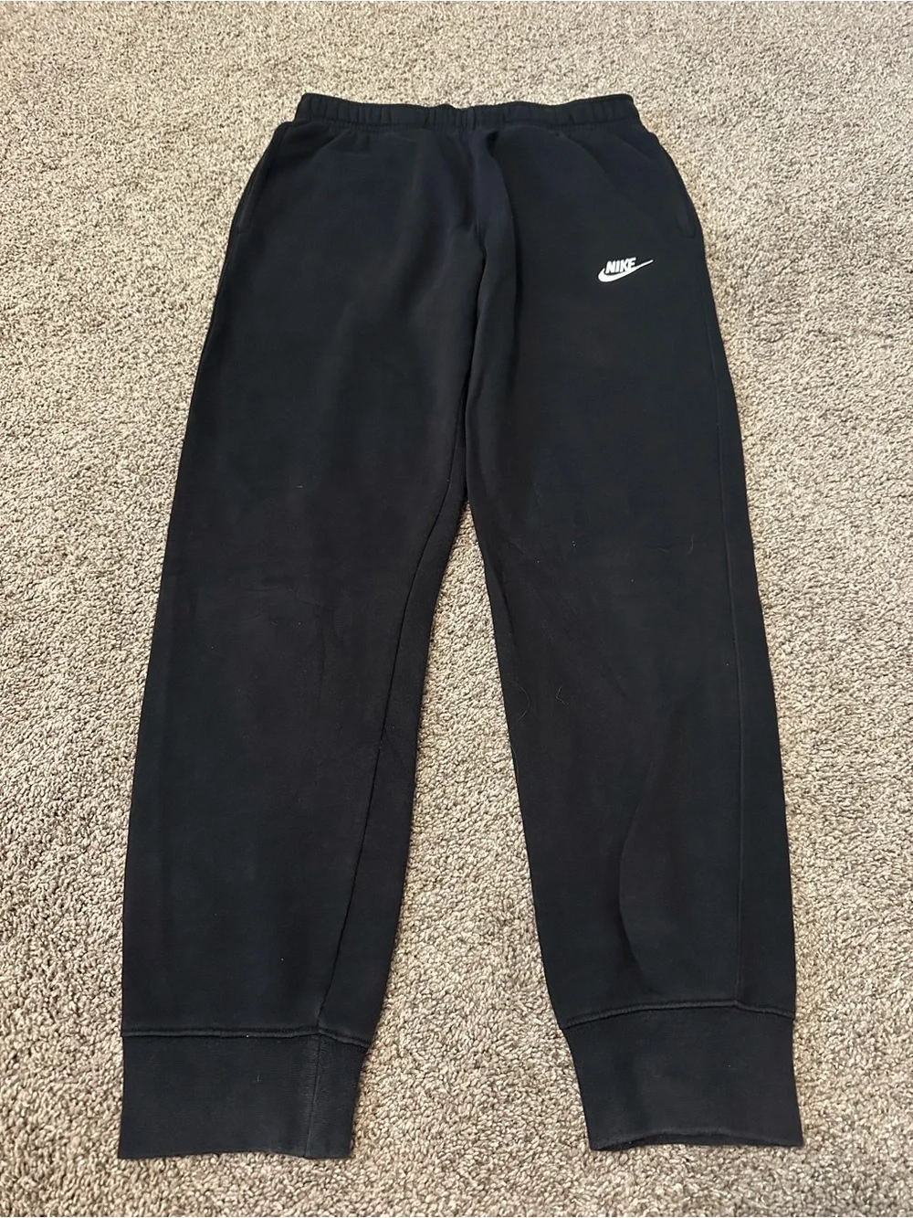 Nike Black Men's Fleece Jogger Pants